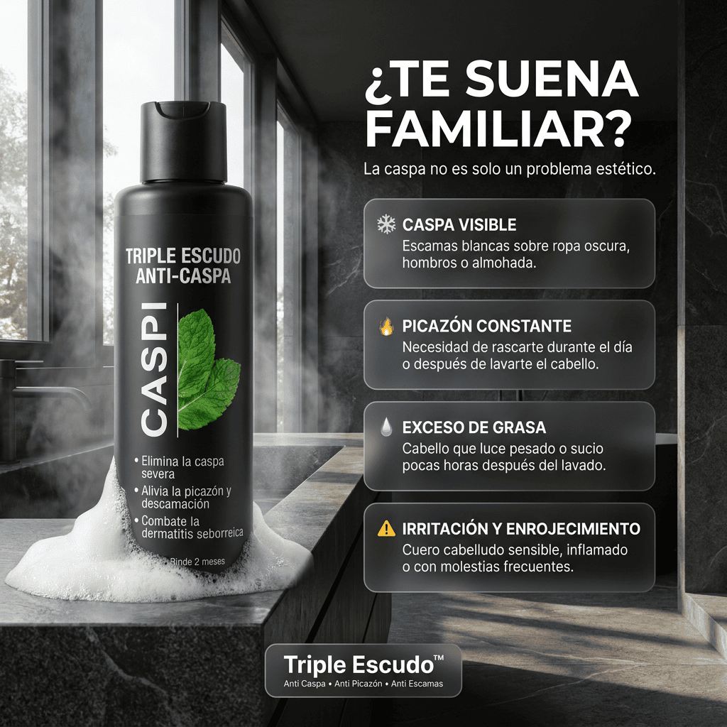 CASPI® | Shampoo Tratante Anticaspa