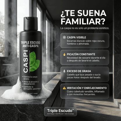 CASPI® | Shampoo Tratante Anticaspa