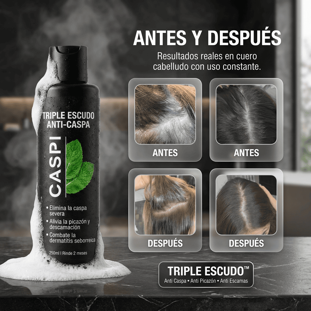 CASPI® | Shampoo Tratante Anticaspa